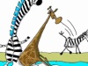 DALL·E-2023-02-04-16.00.17-The-giraffes-waded-into-the-cool-water-and-the-zebras-splashed-about-on-beach-Dr.-Seuss-style-drawings-compressed