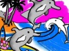 DALL·E-2023-02-04-16.05.58-dolphins-surfing-on-beach-Dr.-Seuss-style-drawings-compressed