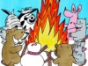 DALL·E-2023-02-04-16.12.19-Zoo-animals-all-gathered-around-a-bonfire-to-roast-marshmallows-Dr.-Seuss-style-drawings-compressed